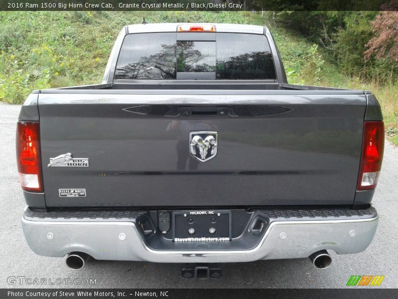 Granite Crystal Metallic / Black/Diesel Gray 2016 Ram 1500 Big Horn Crew Cab