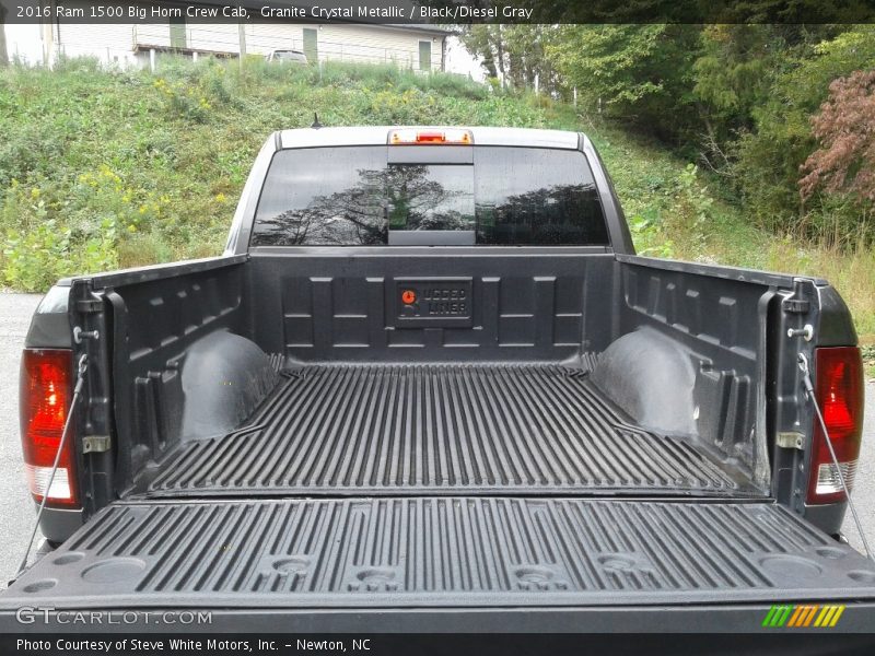 Granite Crystal Metallic / Black/Diesel Gray 2016 Ram 1500 Big Horn Crew Cab