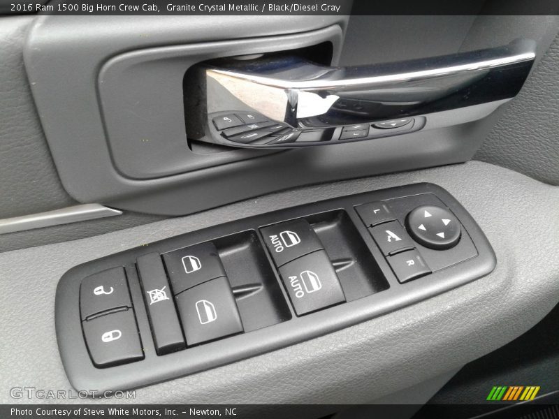 Controls of 2016 1500 Big Horn Crew Cab