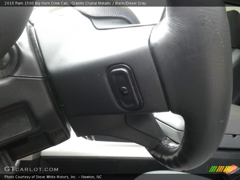 Granite Crystal Metallic / Black/Diesel Gray 2016 Ram 1500 Big Horn Crew Cab