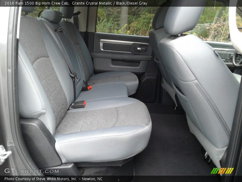 Front Seat of 2016 1500 Big Horn Crew Cab
