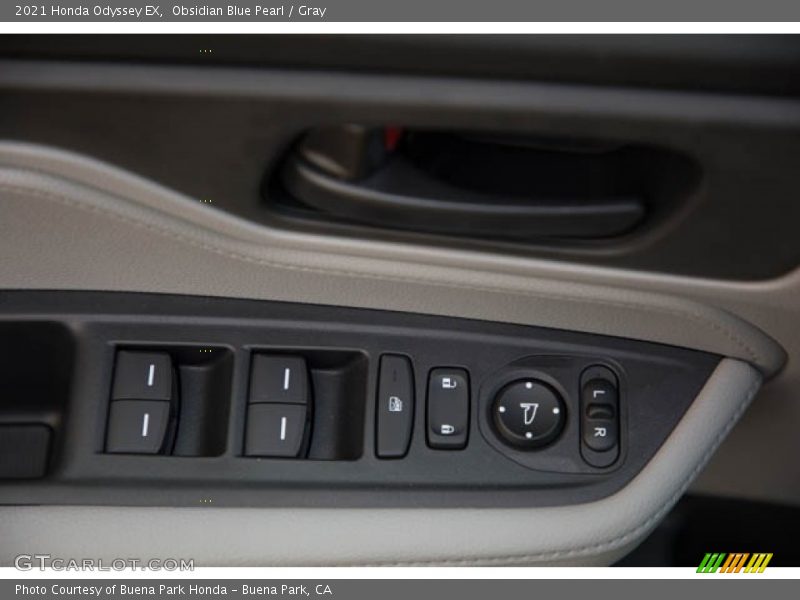 Obsidian Blue Pearl / Gray 2021 Honda Odyssey EX