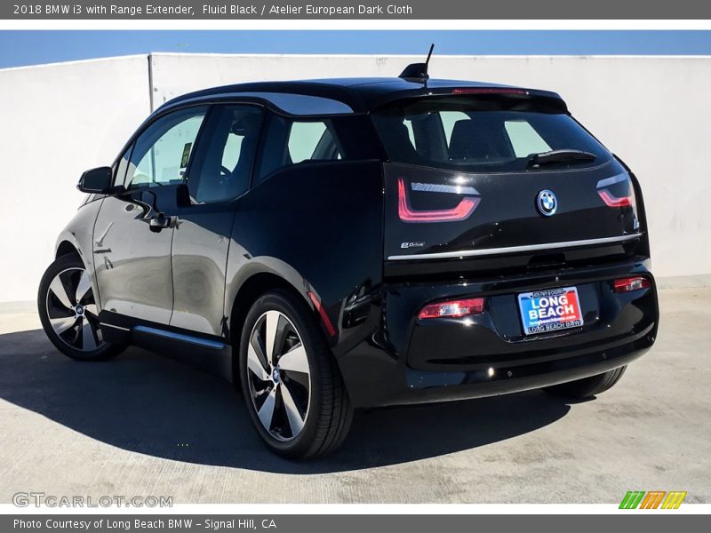 Fluid Black / Atelier European Dark Cloth 2018 BMW i3 with Range Extender