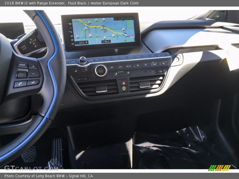 Fluid Black / Atelier European Dark Cloth 2018 BMW i3 with Range Extender