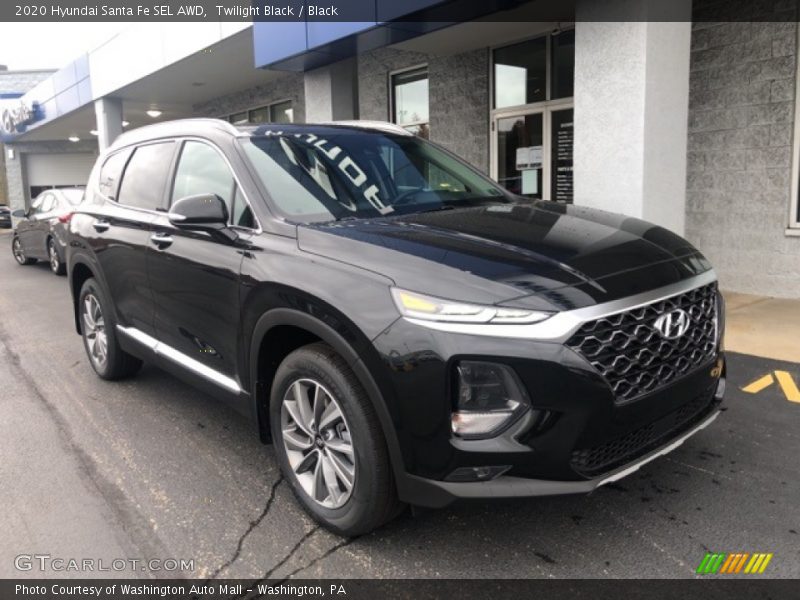 Front 3/4 View of 2020 Santa Fe SEL AWD