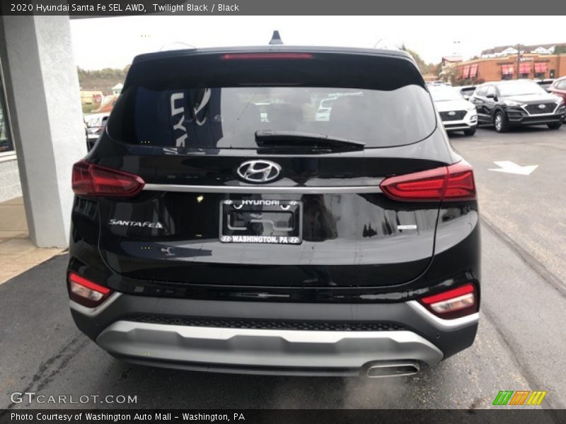 Twilight Black / Black 2020 Hyundai Santa Fe SEL AWD