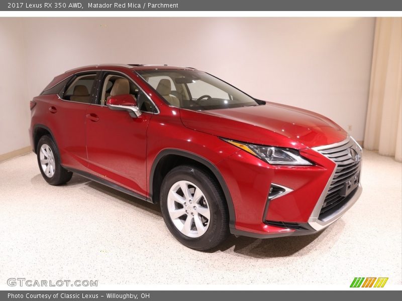 Matador Red Mica / Parchment 2017 Lexus RX 350 AWD