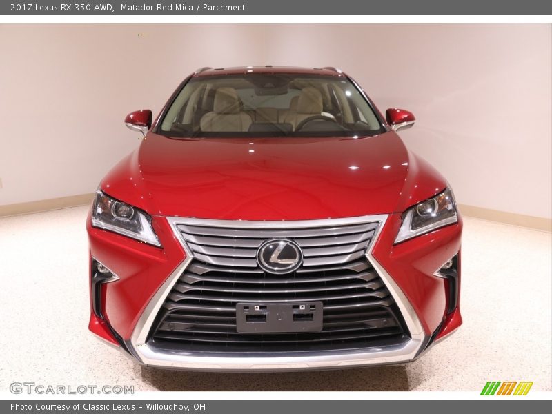 Matador Red Mica / Parchment 2017 Lexus RX 350 AWD