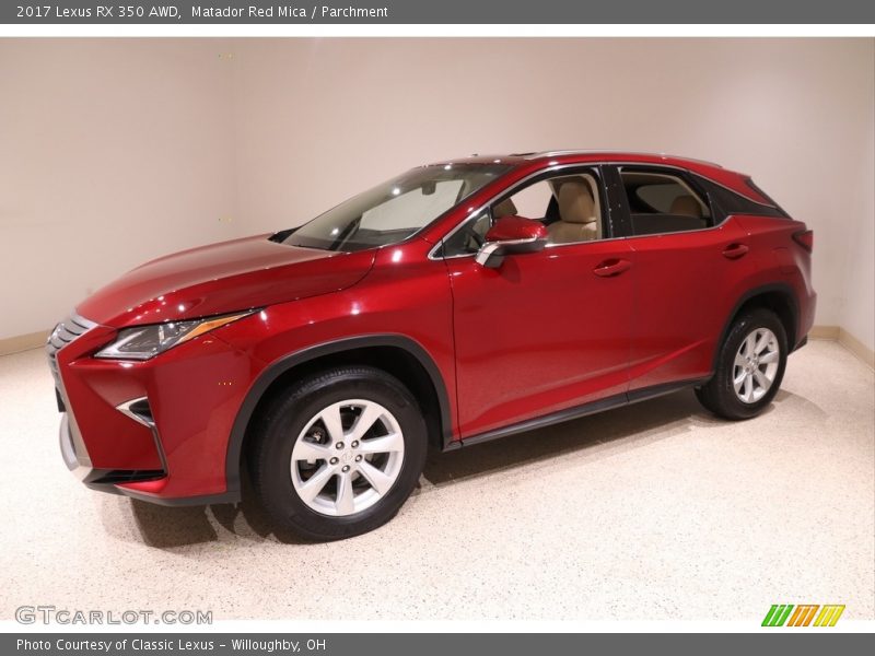 Matador Red Mica / Parchment 2017 Lexus RX 350 AWD
