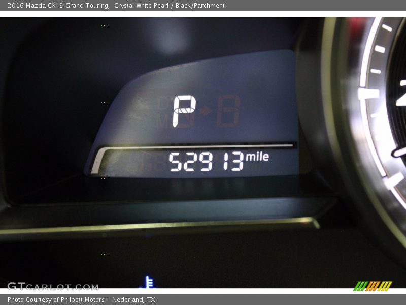 Crystal White Pearl / Black/Parchment 2016 Mazda CX-3 Grand Touring