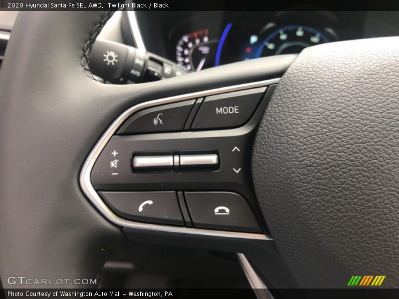 Twilight Black / Black 2020 Hyundai Santa Fe SEL AWD