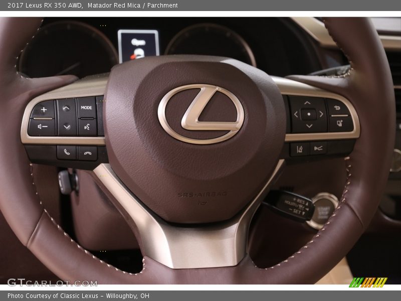 Matador Red Mica / Parchment 2017 Lexus RX 350 AWD