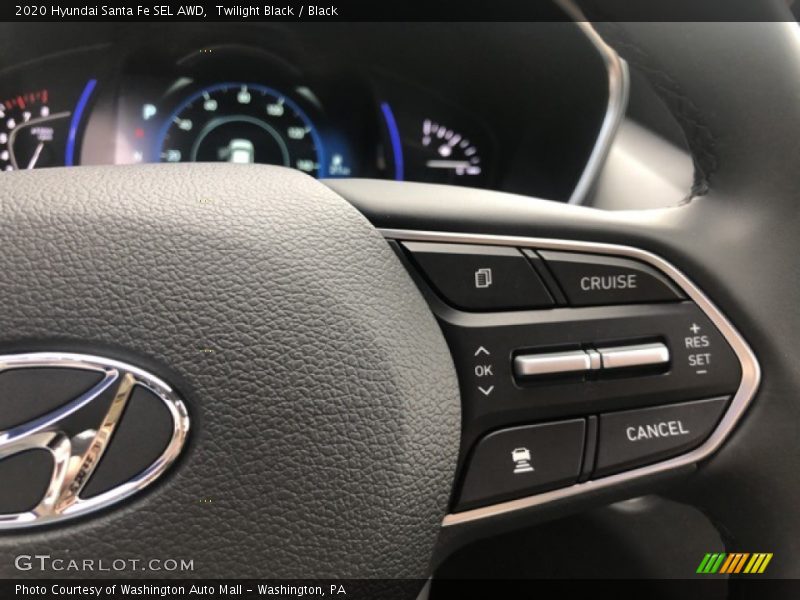 Twilight Black / Black 2020 Hyundai Santa Fe SEL AWD
