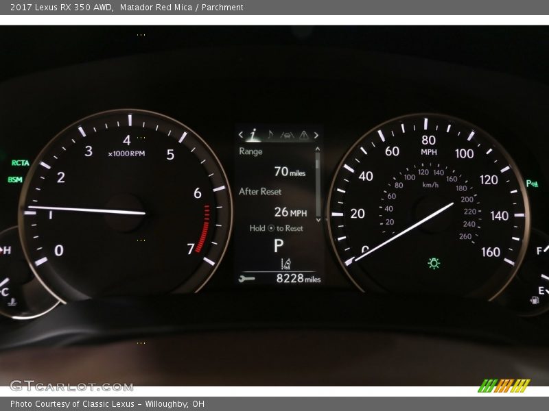 Matador Red Mica / Parchment 2017 Lexus RX 350 AWD