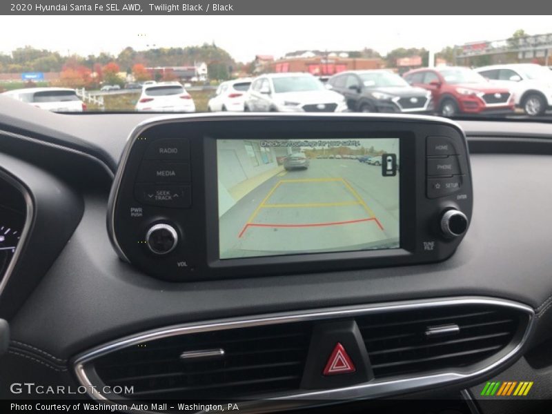 Twilight Black / Black 2020 Hyundai Santa Fe SEL AWD