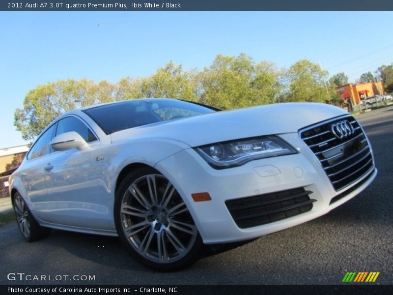 Ibis White / Black 2012 Audi A7 3.0T quattro Premium Plus