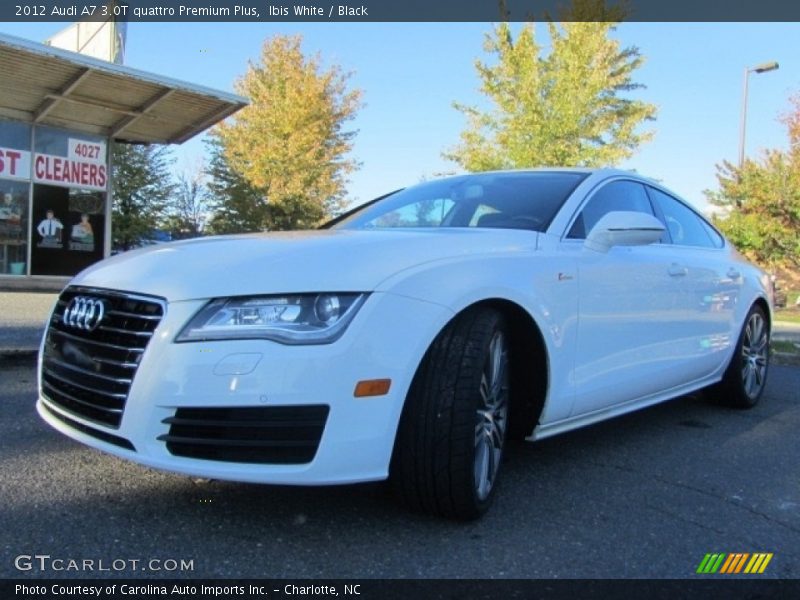 Ibis White / Black 2012 Audi A7 3.0T quattro Premium Plus