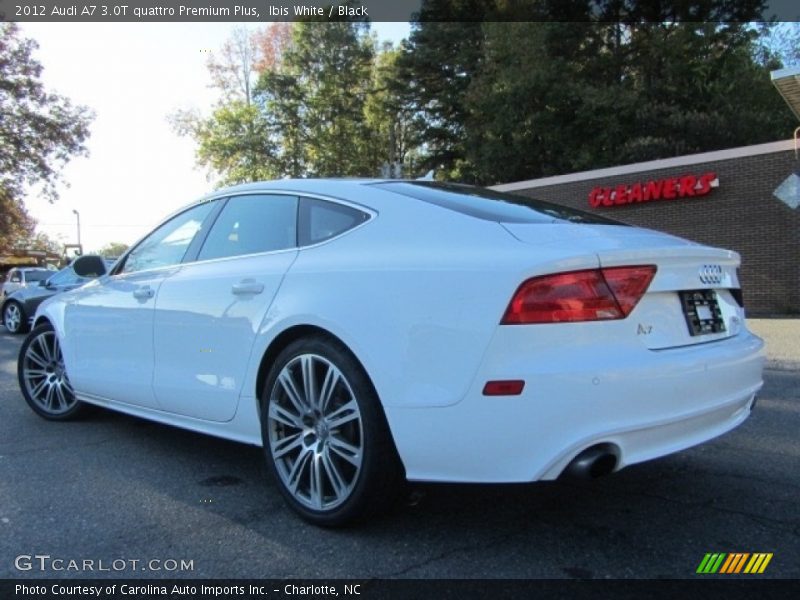Ibis White / Black 2012 Audi A7 3.0T quattro Premium Plus