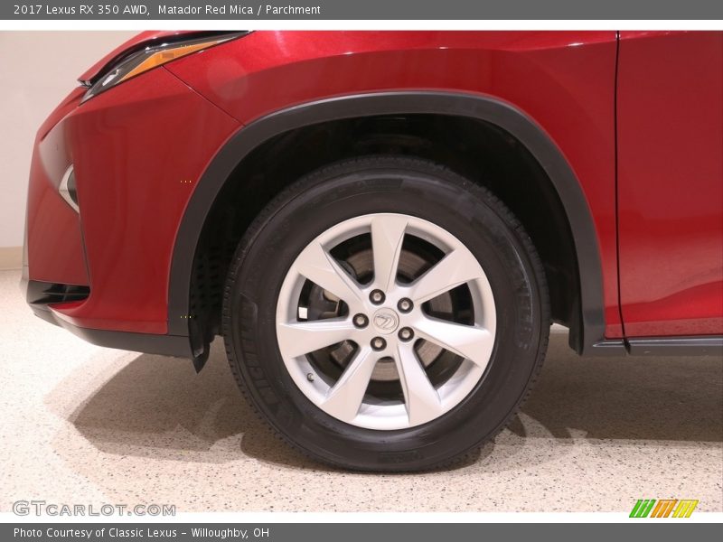 Matador Red Mica / Parchment 2017 Lexus RX 350 AWD