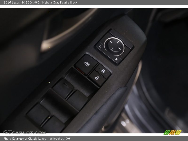 Nebula Gray Pearl / Black 2016 Lexus NX 200t AWD