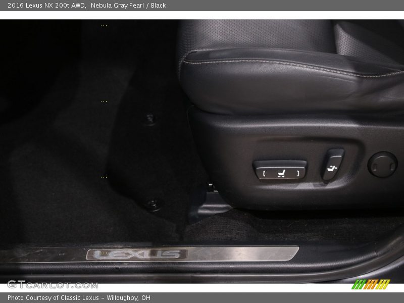 Nebula Gray Pearl / Black 2016 Lexus NX 200t AWD