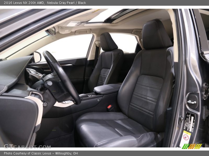 Front Seat of 2016 NX 200t AWD