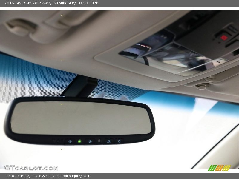 Nebula Gray Pearl / Black 2016 Lexus NX 200t AWD