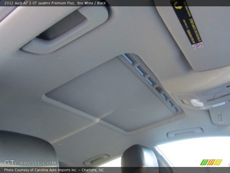 Ibis White / Black 2012 Audi A7 3.0T quattro Premium Plus