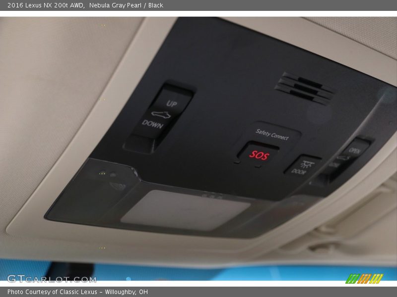 Nebula Gray Pearl / Black 2016 Lexus NX 200t AWD