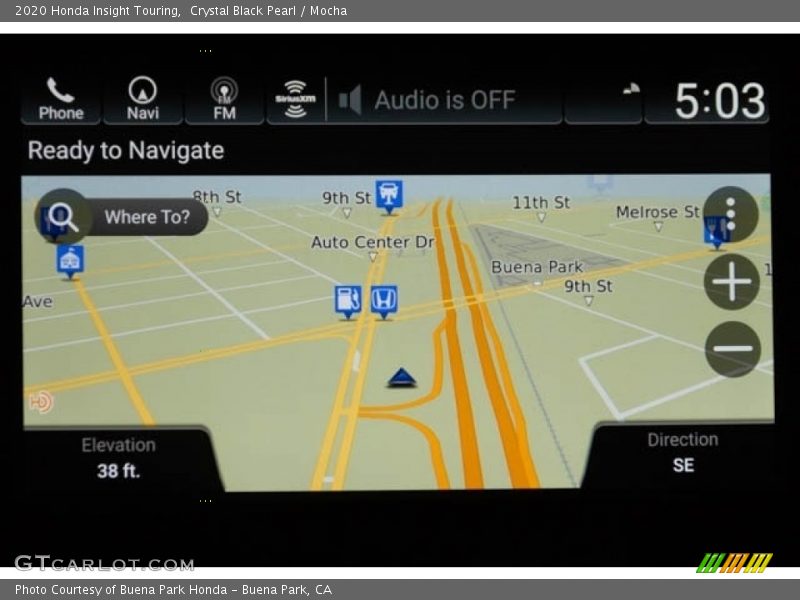 Crystal Black Pearl / Mocha 2020 Honda Insight Touring