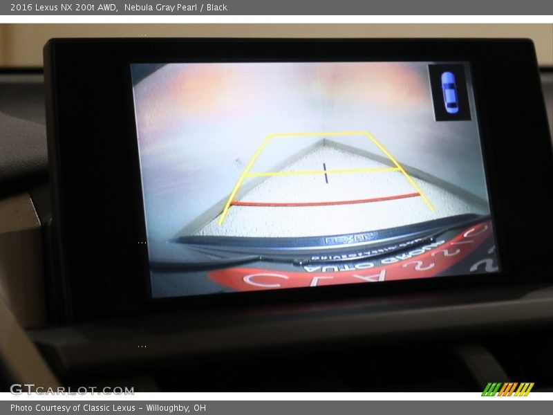 Nebula Gray Pearl / Black 2016 Lexus NX 200t AWD