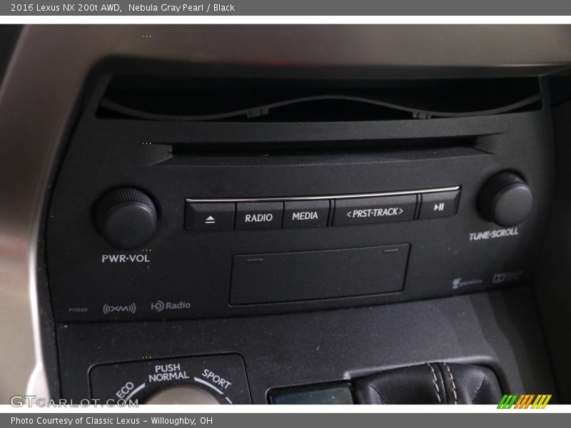 Nebula Gray Pearl / Black 2016 Lexus NX 200t AWD