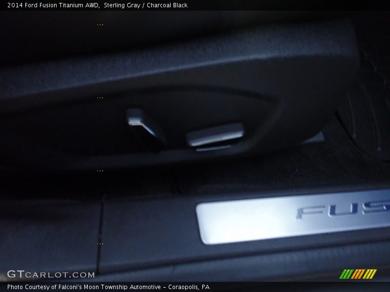 Sterling Gray / Charcoal Black 2014 Ford Fusion Titanium AWD