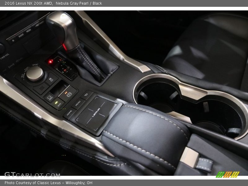 Nebula Gray Pearl / Black 2016 Lexus NX 200t AWD