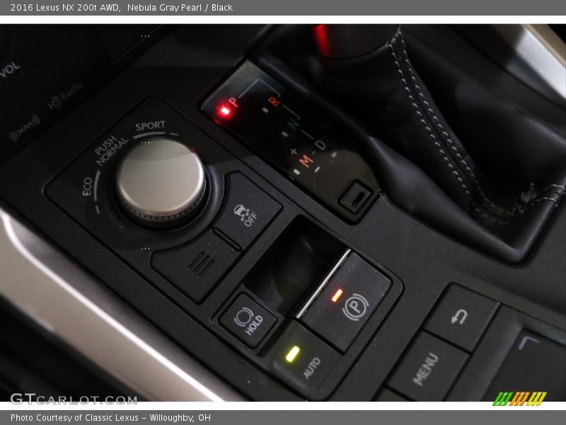 Nebula Gray Pearl / Black 2016 Lexus NX 200t AWD