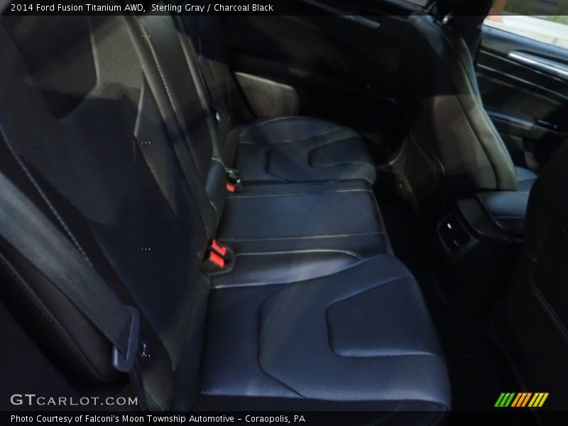 Sterling Gray / Charcoal Black 2014 Ford Fusion Titanium AWD