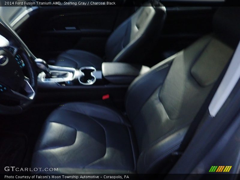 Sterling Gray / Charcoal Black 2014 Ford Fusion Titanium AWD