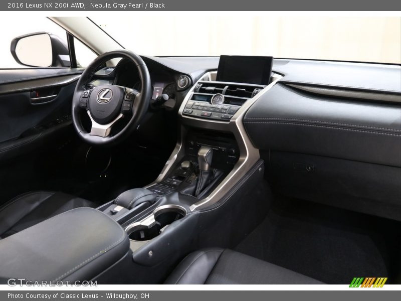 Nebula Gray Pearl / Black 2016 Lexus NX 200t AWD