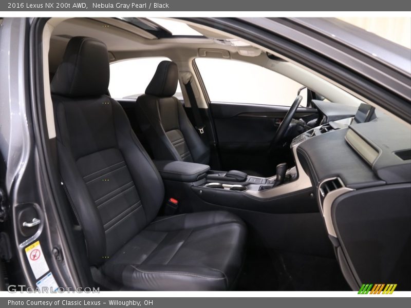 Nebula Gray Pearl / Black 2016 Lexus NX 200t AWD