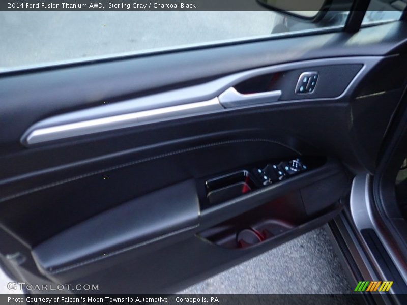 Sterling Gray / Charcoal Black 2014 Ford Fusion Titanium AWD