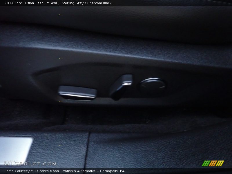 Sterling Gray / Charcoal Black 2014 Ford Fusion Titanium AWD
