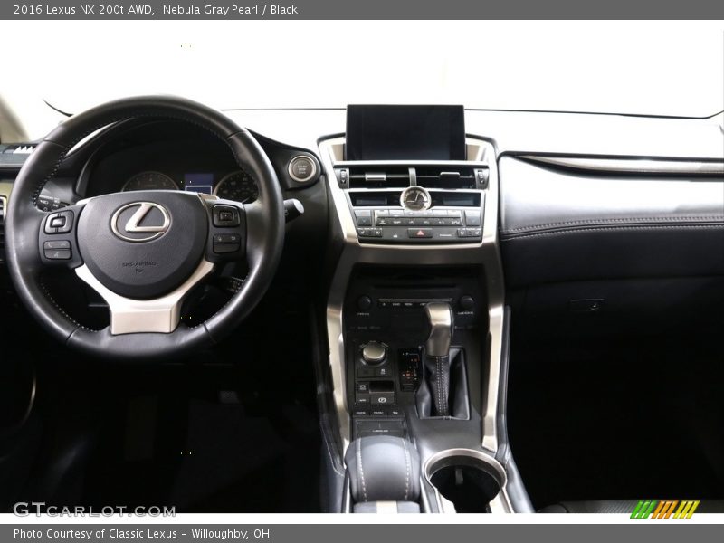 Nebula Gray Pearl / Black 2016 Lexus NX 200t AWD
