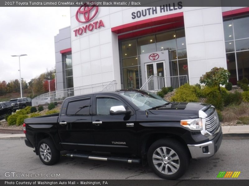 Midnight Black Metallic / Black 2017 Toyota Tundra Limited CrewMax 4x4