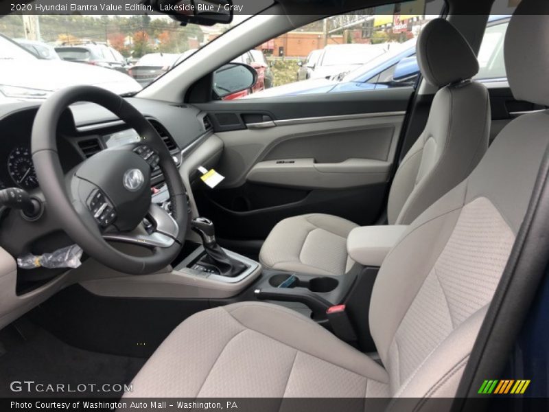 Lakeside Blue / Gray 2020 Hyundai Elantra Value Edition