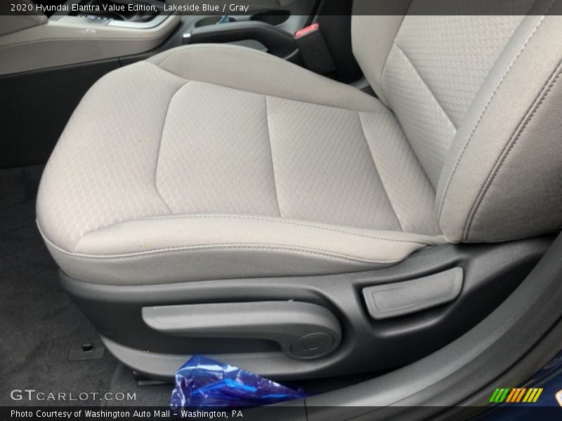 Lakeside Blue / Gray 2020 Hyundai Elantra Value Edition
