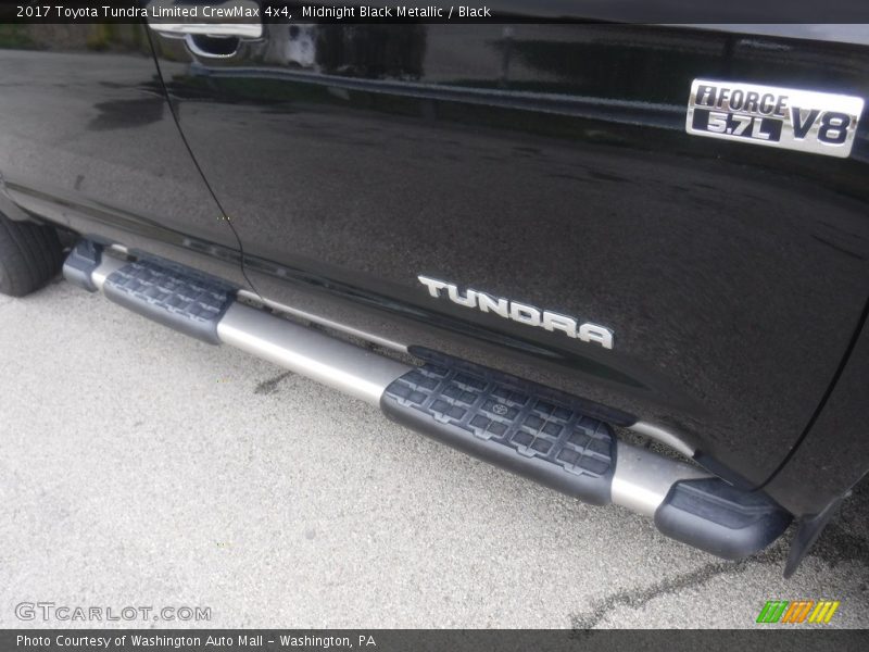 Midnight Black Metallic / Black 2017 Toyota Tundra Limited CrewMax 4x4