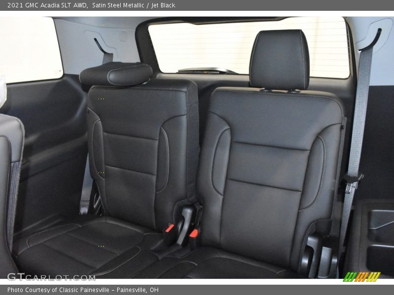 Satin Steel Metallic / Jet Black 2021 GMC Acadia SLT AWD