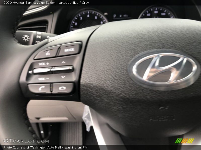 Lakeside Blue / Gray 2020 Hyundai Elantra Value Edition
