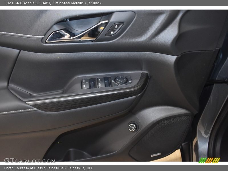 Satin Steel Metallic / Jet Black 2021 GMC Acadia SLT AWD