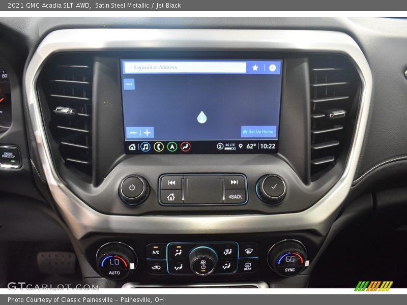 Satin Steel Metallic / Jet Black 2021 GMC Acadia SLT AWD